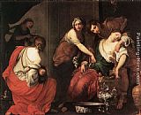 Francesco Furini Canvas Paintings - The Birth of Rachel